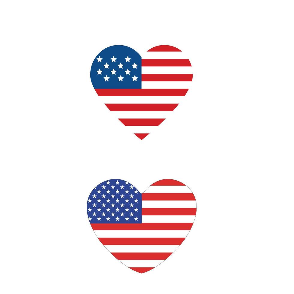 new usa flag art vector