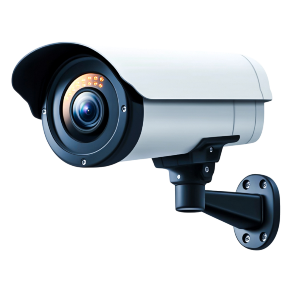 Modern Security Camera for Surveillance in Urban Environment png