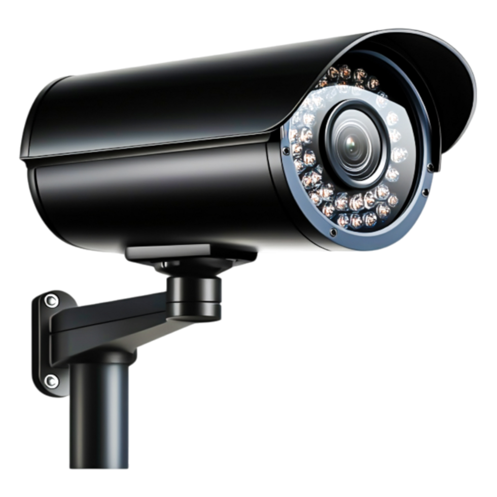 Surveillance Camera with Infrared LED Lights for Outdoor Use png
