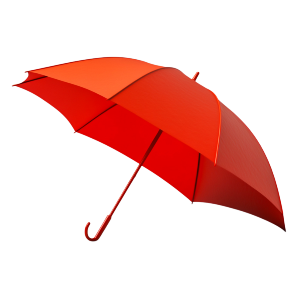 Bright Red Umbrella on for Rainy Day Imagery png