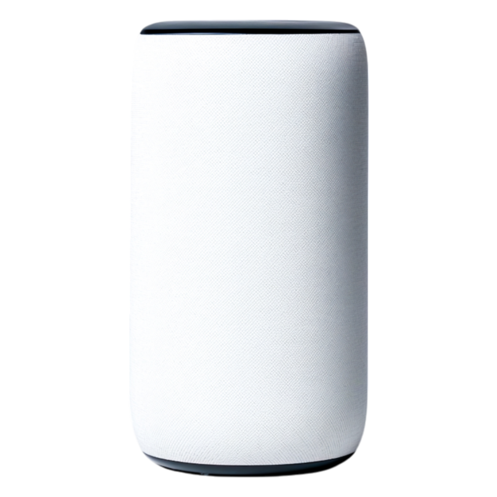 Smart Speaker with Minimalist Design for Modern Home Environments png
