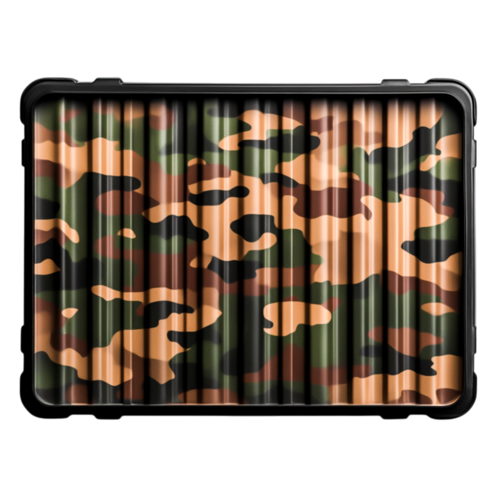 Abstract Camouflage Pattern with Textured Surface and Color Mix png
