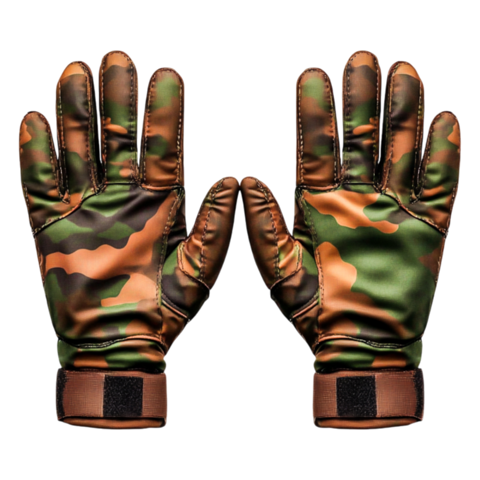 Camouflage Gloves for Tactical Outdoor Activities in Various Environments png