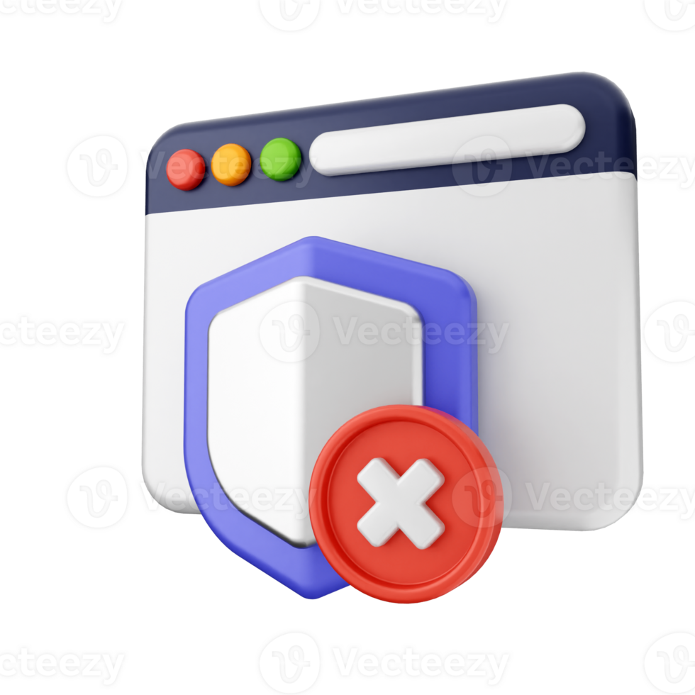 A shield and a red cross on a computer screen png