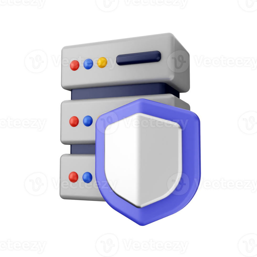 A shield and a server on a black background png