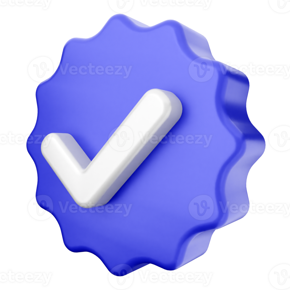 A blue check mark on a black background png