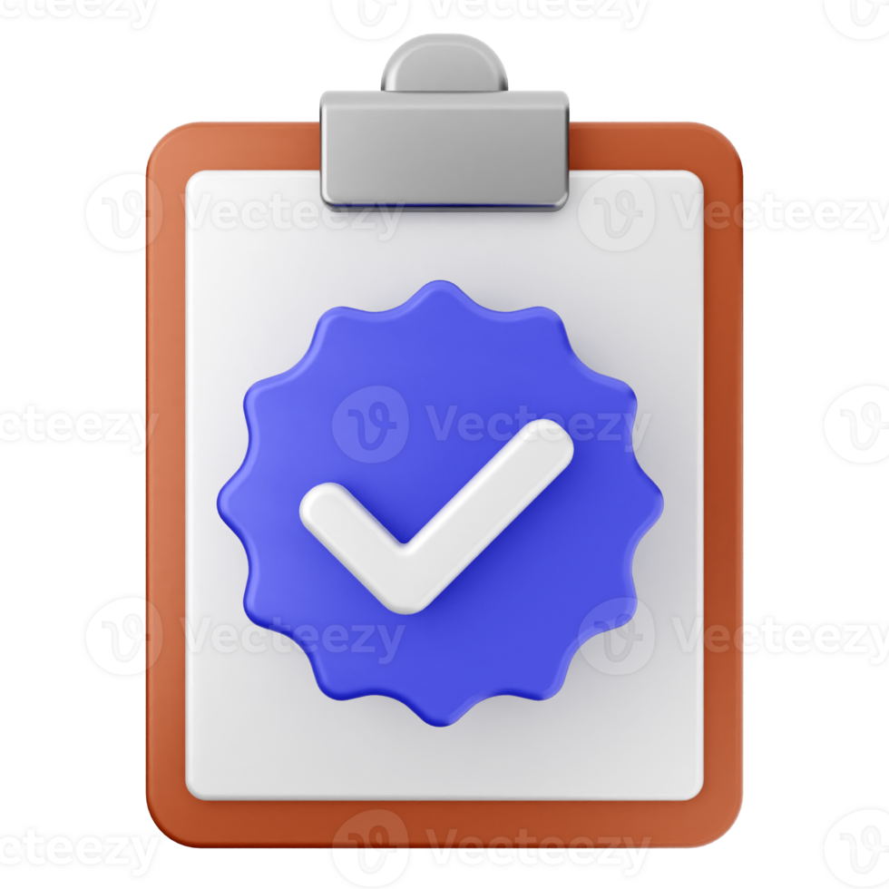 A clipboard with a check mark icon png