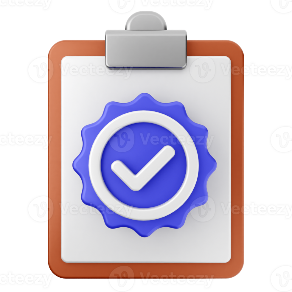 A clipboard with a check mark icon png