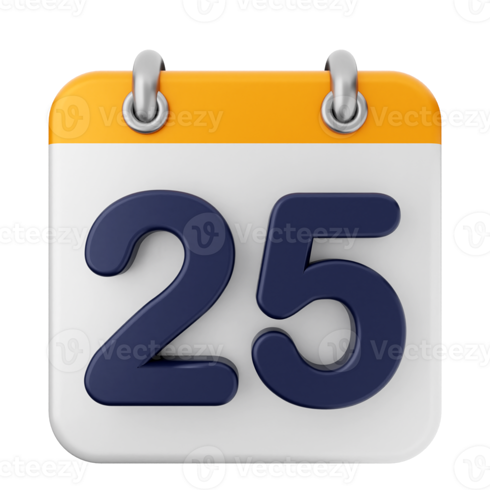 25th of july calendar icon png