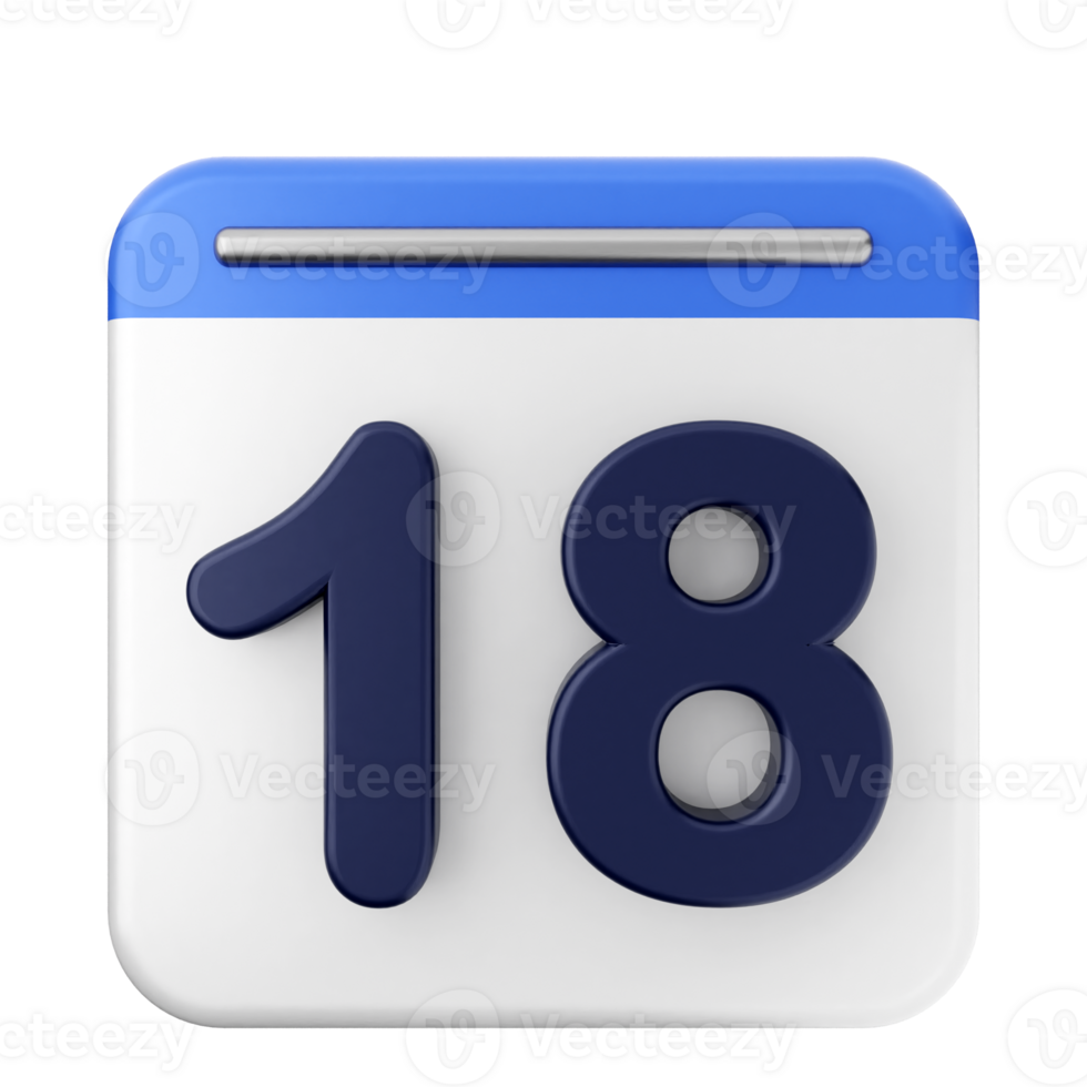 An icon for the 18th of january png