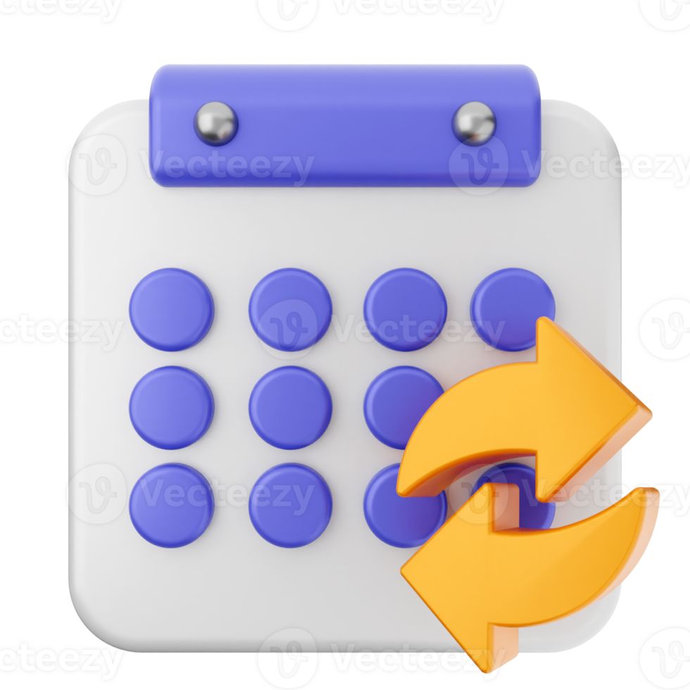 A calendar icon with a blue arrow pointing to the right png