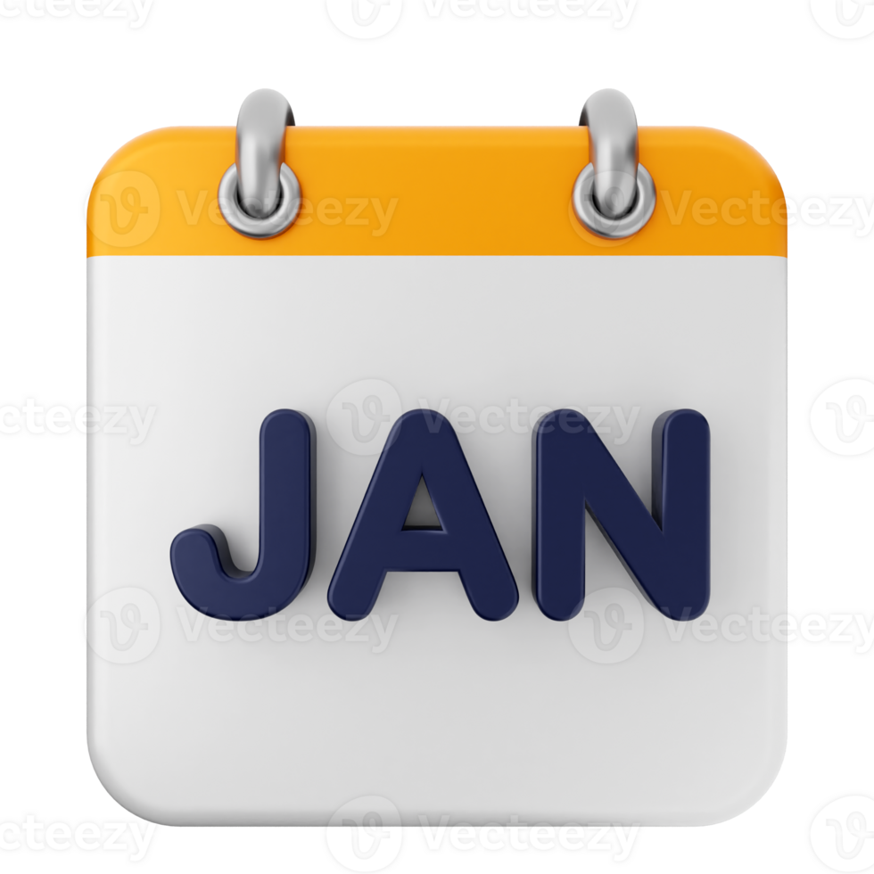 January calendar icon png