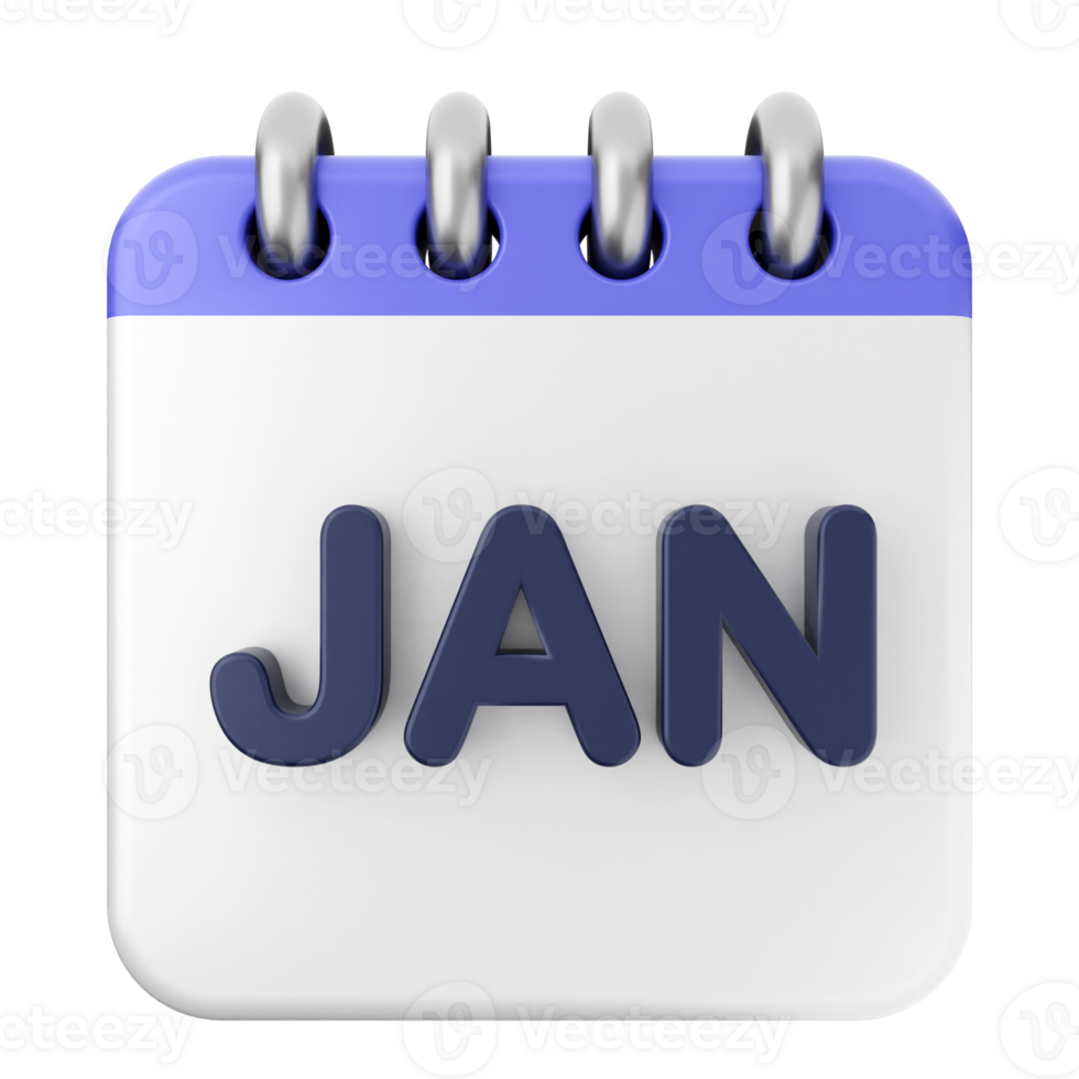 January calendar icon png