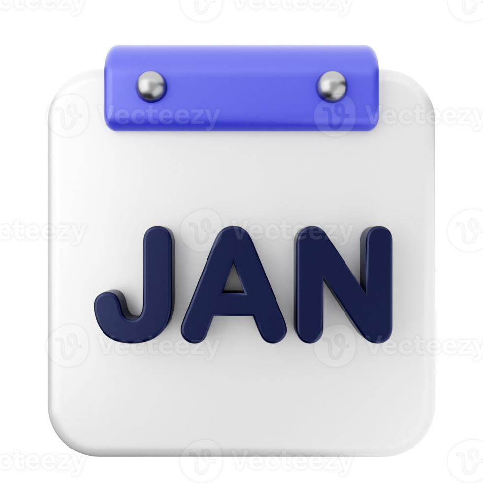 January calendar icon png