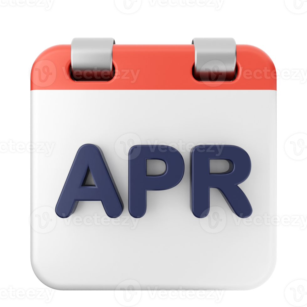 April calendar icon png