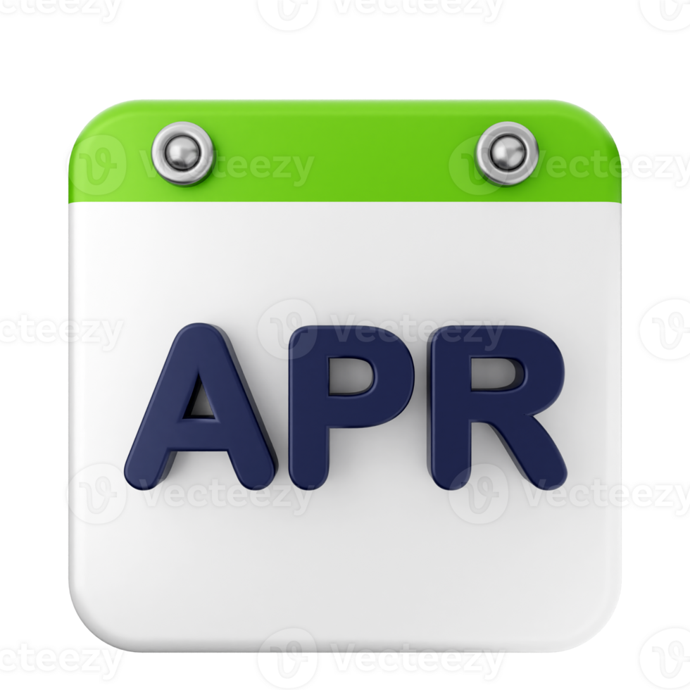 April calendar icon png
