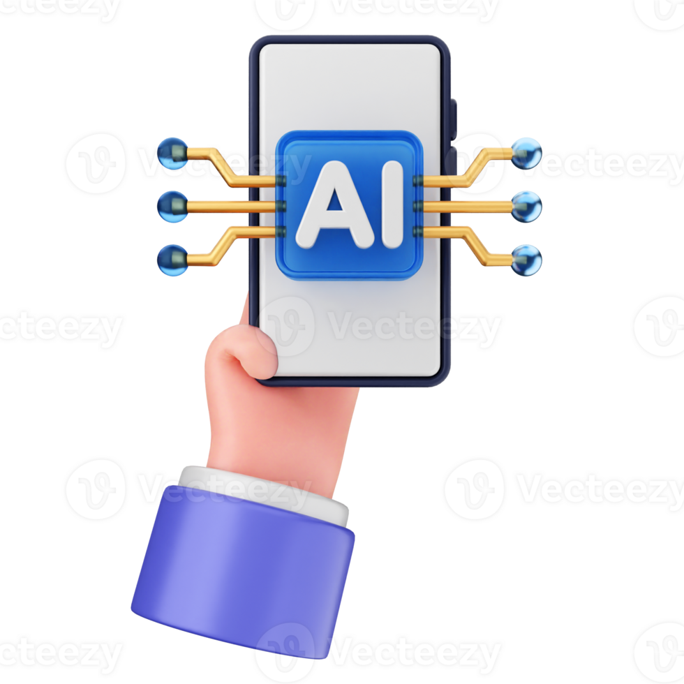 Ai in the palm of your hand png