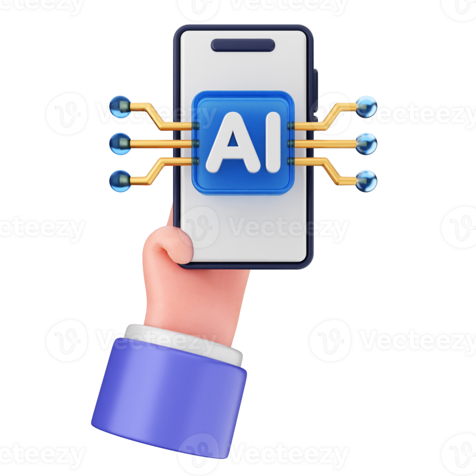 Ai in the palm of your hand png