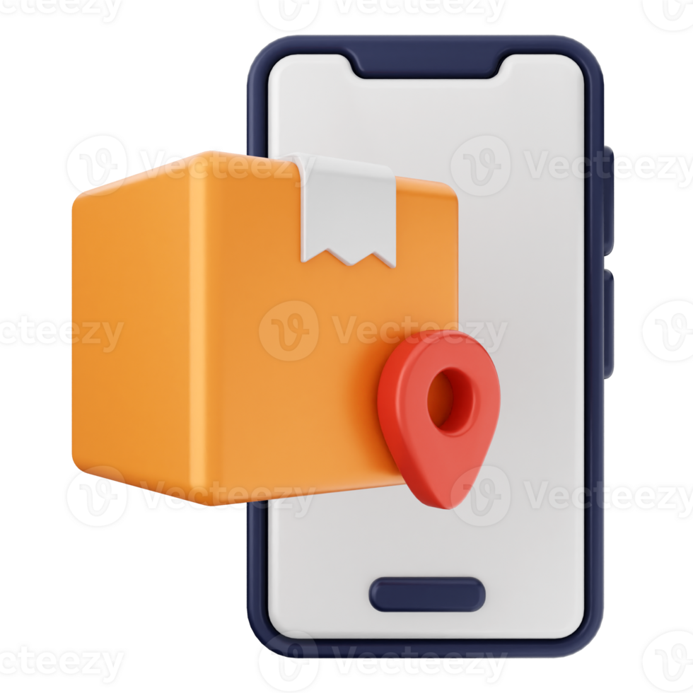 Mobile app for tracking packages png