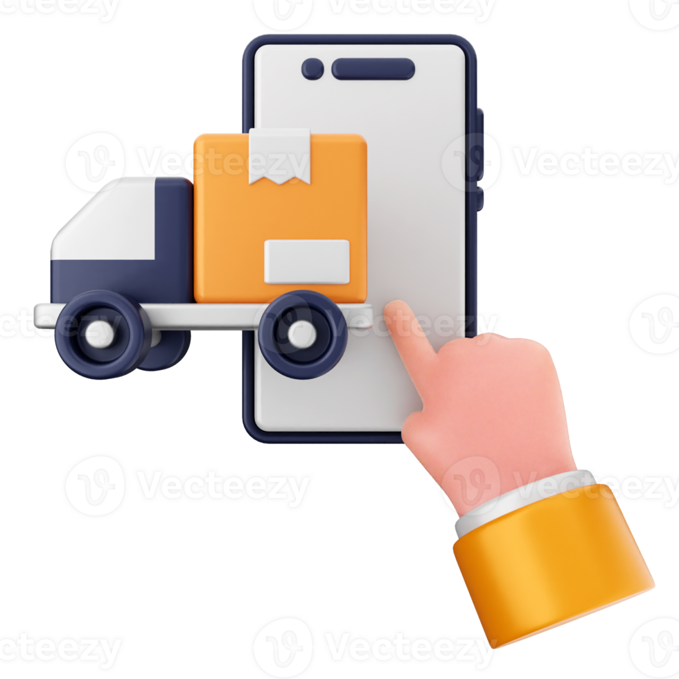 Mobile app for delivery png