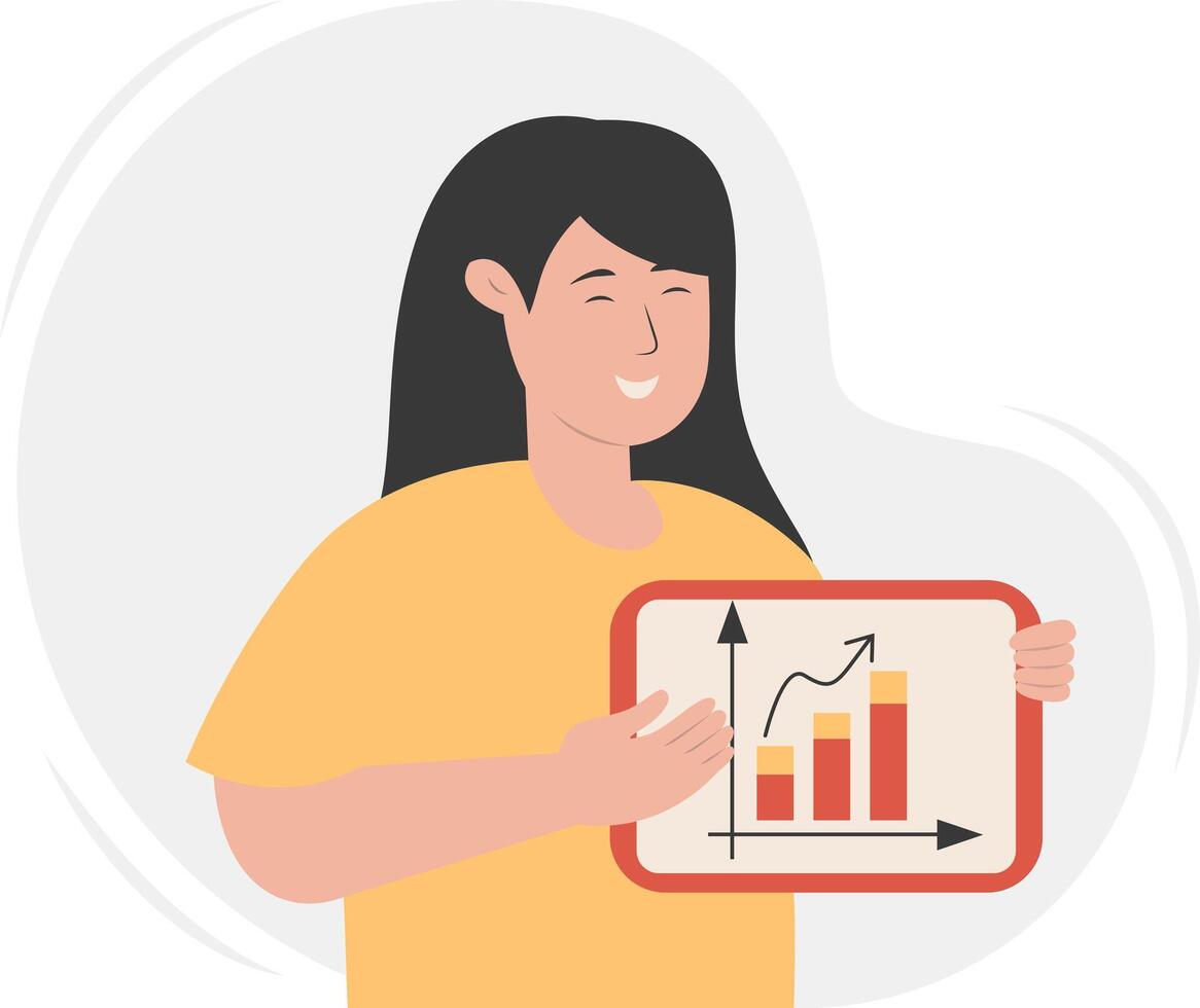Business Marketing Illustration with Cartoon Design Style. vector