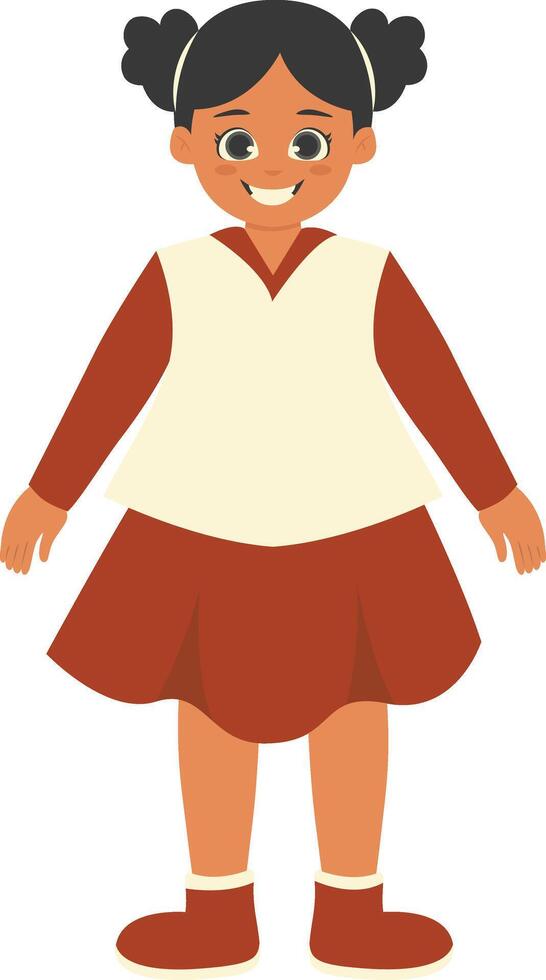 Children's Cartoon Character in Cartoon Style vector