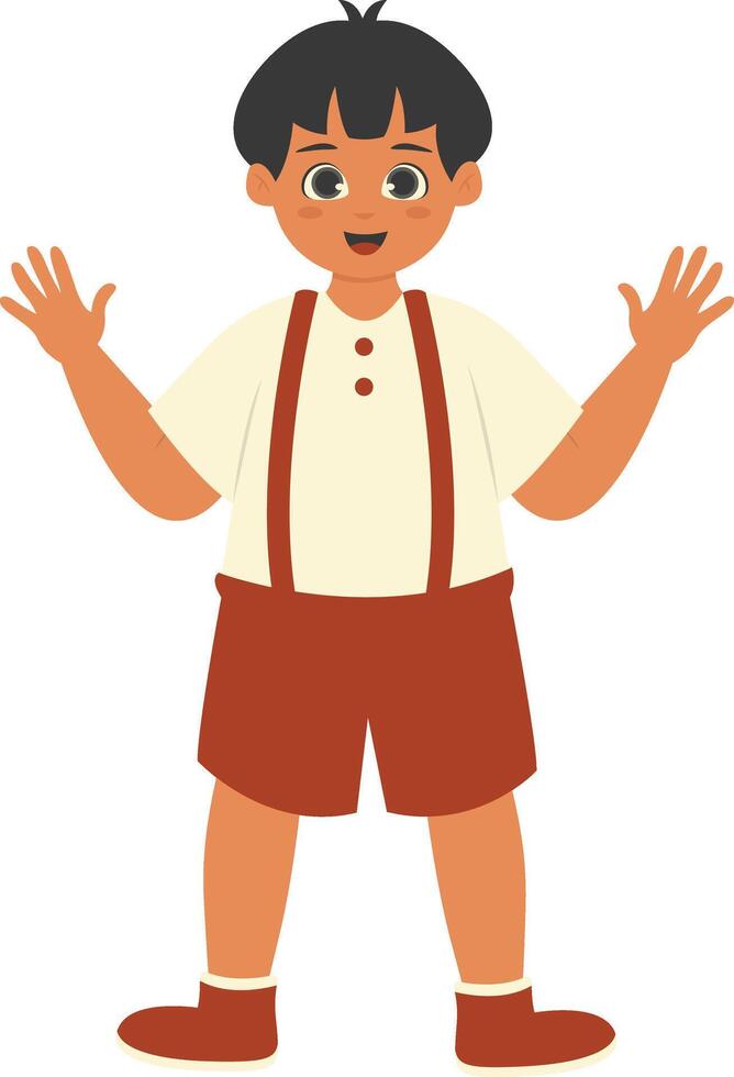 Children's Cartoon Character vector