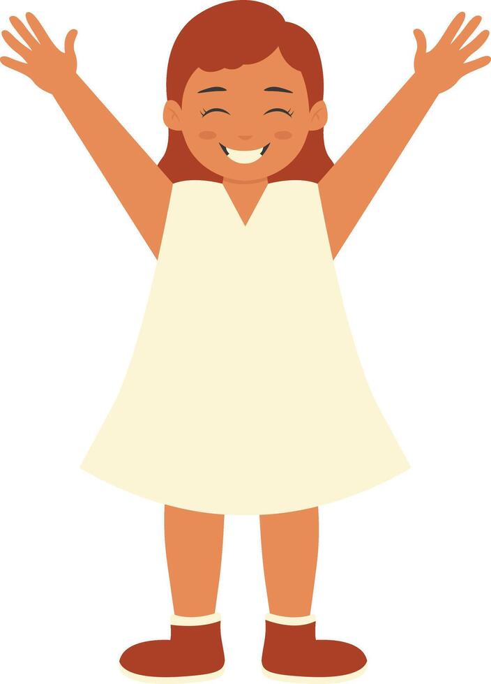 Children's Cartoon Character in Cartoon Style. vector