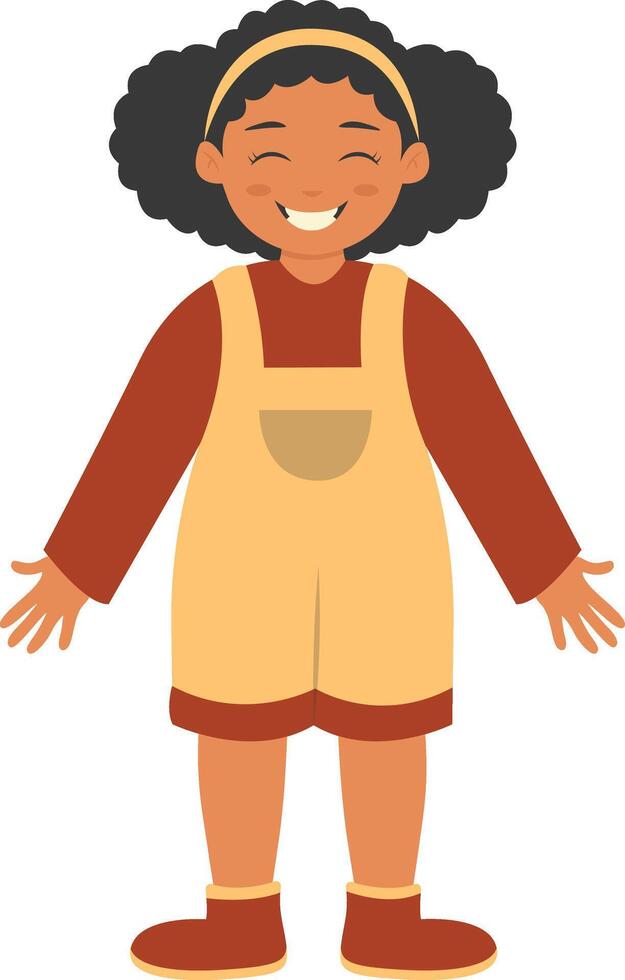 Children's Cartoon Character with Cartoon Design. vector