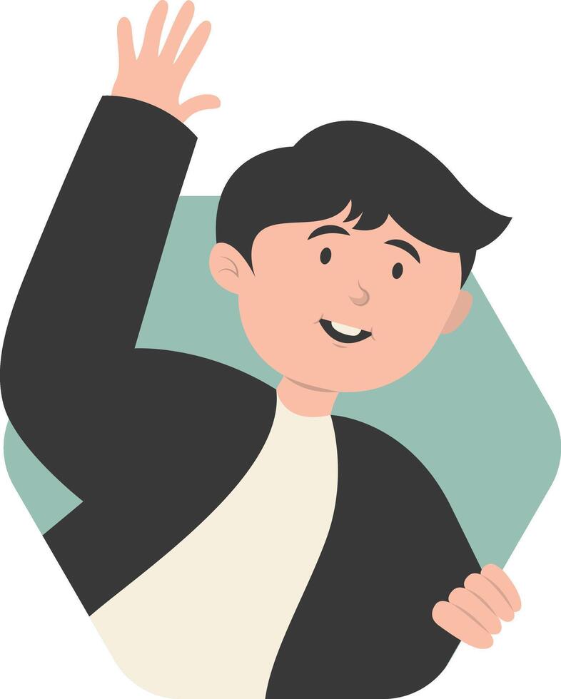 Illustration of People Peeking on White Background vector