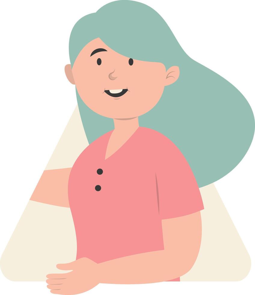 Illustration of People Peeking in Flat Cartoon Design vector