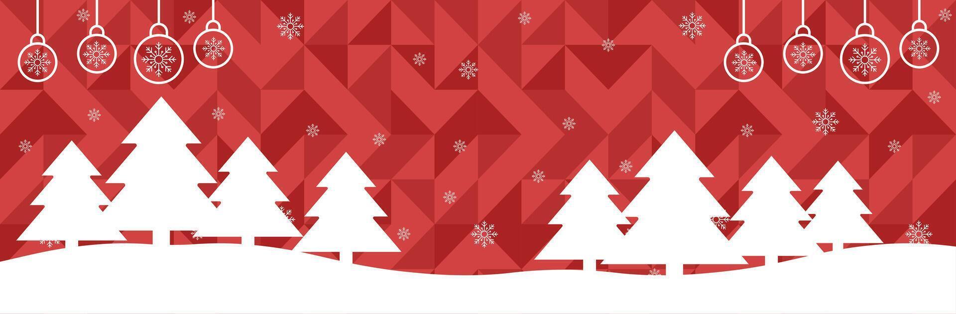 Christmas universal art templates. Merry Christmas and Happy Holidays Christmas card on a red background. vector