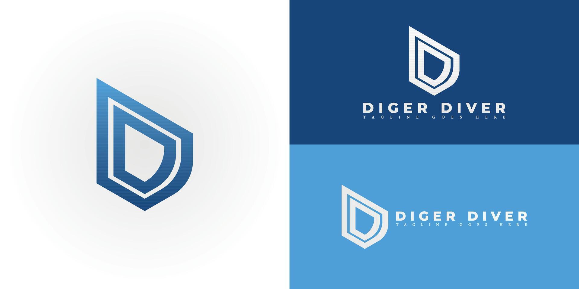 The dynamic logo design creatively intertwines the initials DD, creating a unique and visually striking symbol that evokes a sense of speed, connectivity, and digital innovation. vector