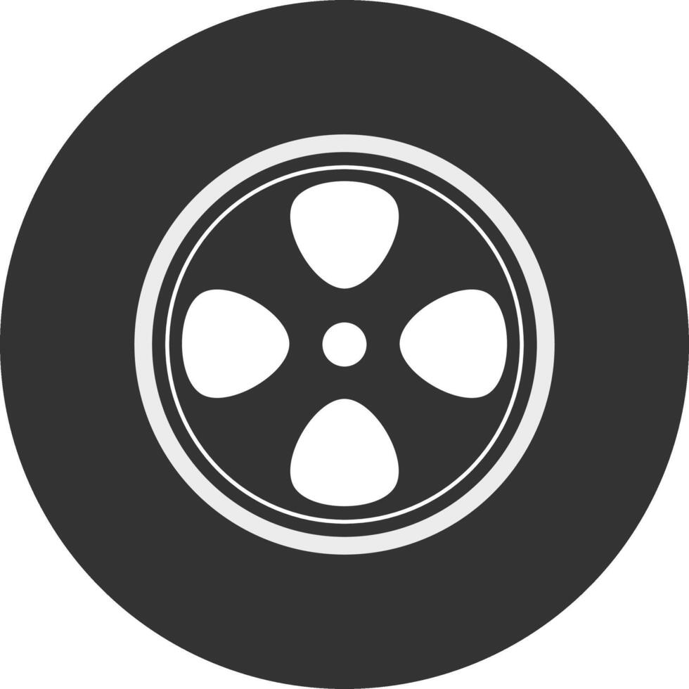 Car tire isolated on white vector