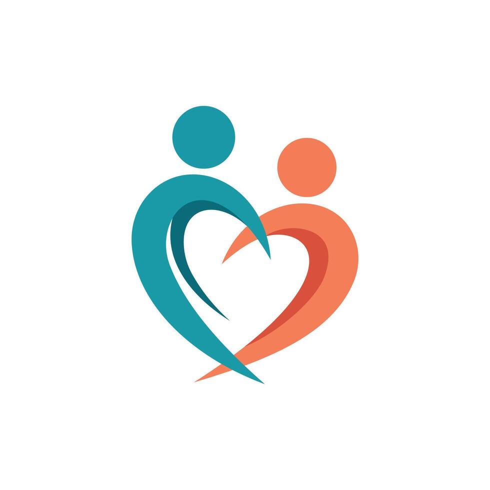 Family and couple love icon illustration vector