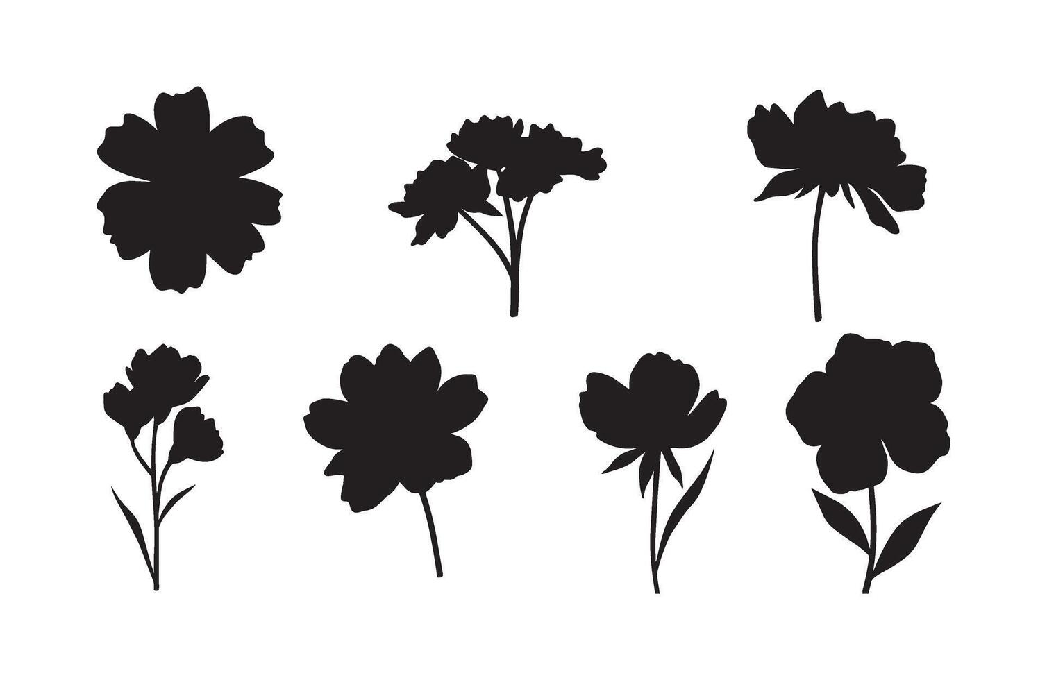 Floral Shapes Natural Botanical Collection vector