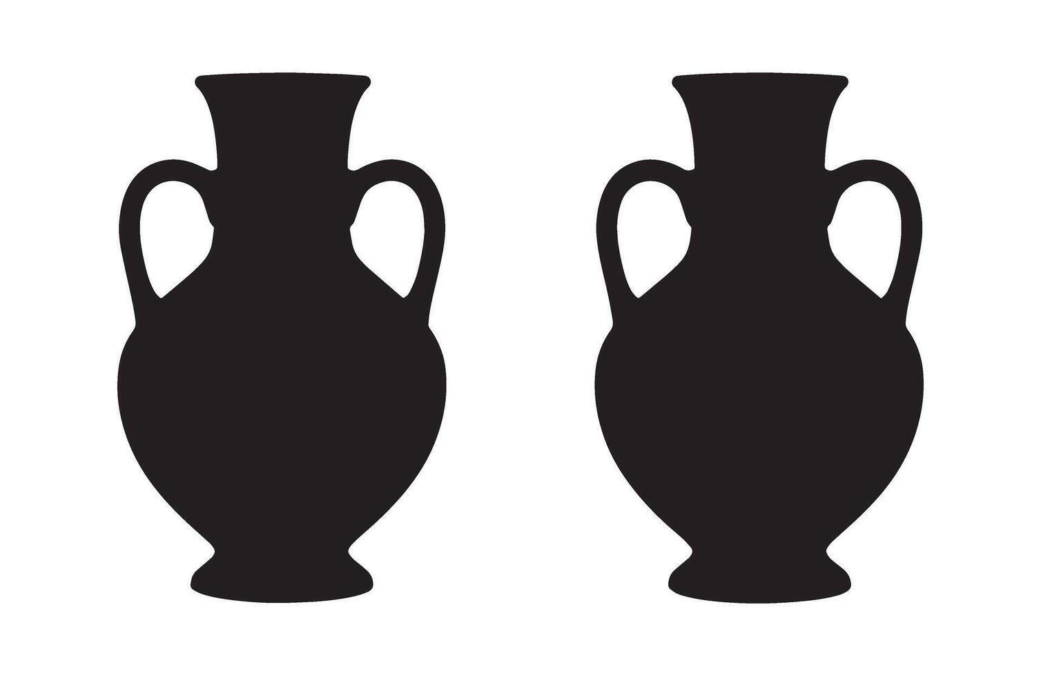 Aesthetic home accents with flower vases vector