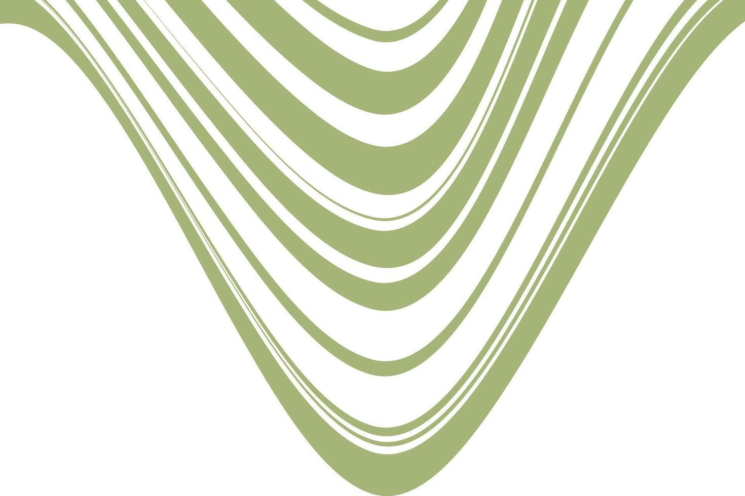 simple abstract light olive color thin to thick wavy line pattern that can be used as a background or texture vector