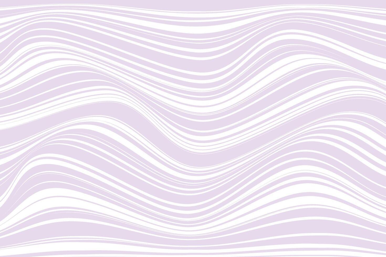simple abstract light soft purple color thin to thick horizontal wavy distort line pattern that can be used as a background or texture vector