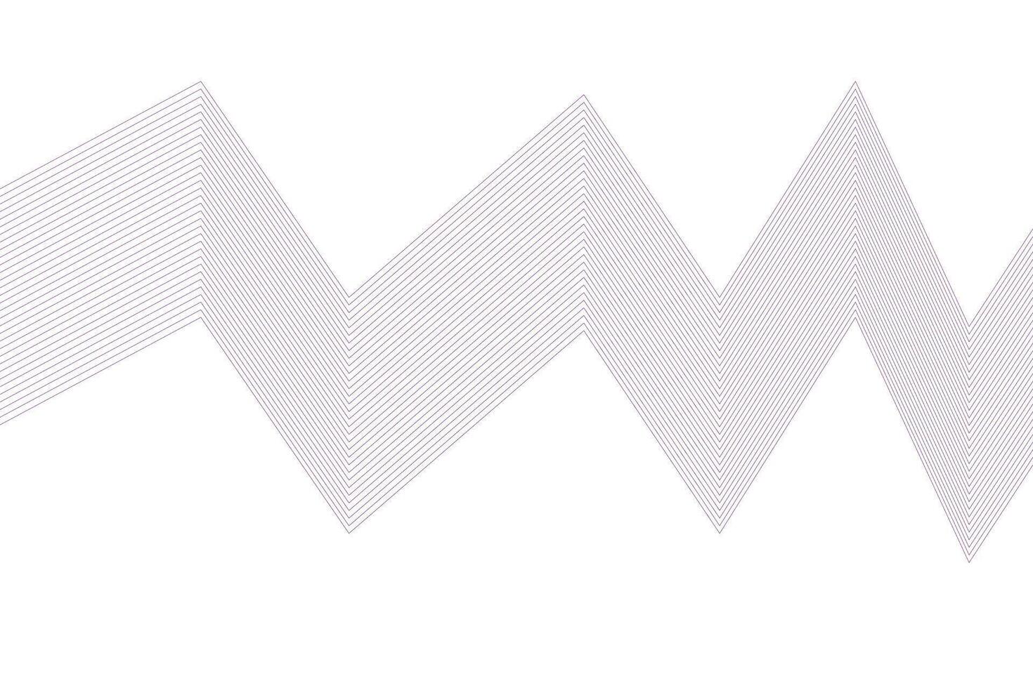 simple abstract violet color creative wavy line pattern vector