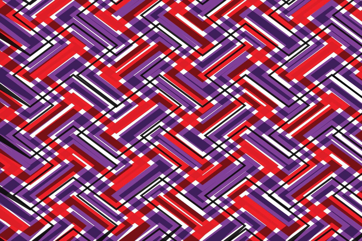 simple red violet color texture plaid check tartan gingham line pattern that can be used as a background or texture vector