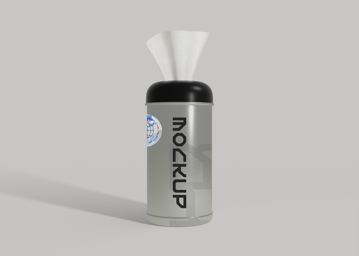 Tissue Tube Mockup for Custom Branding and Packaging Design psd