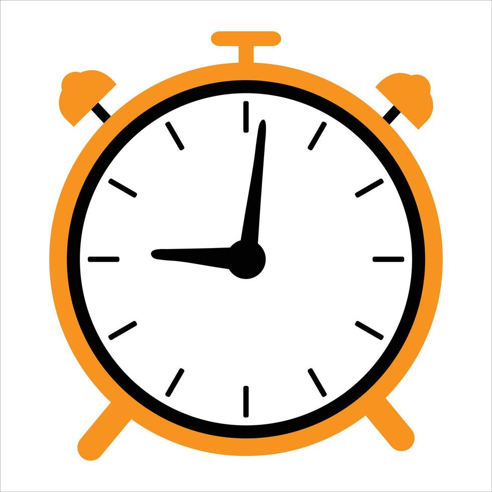 Alarm clock icon vector