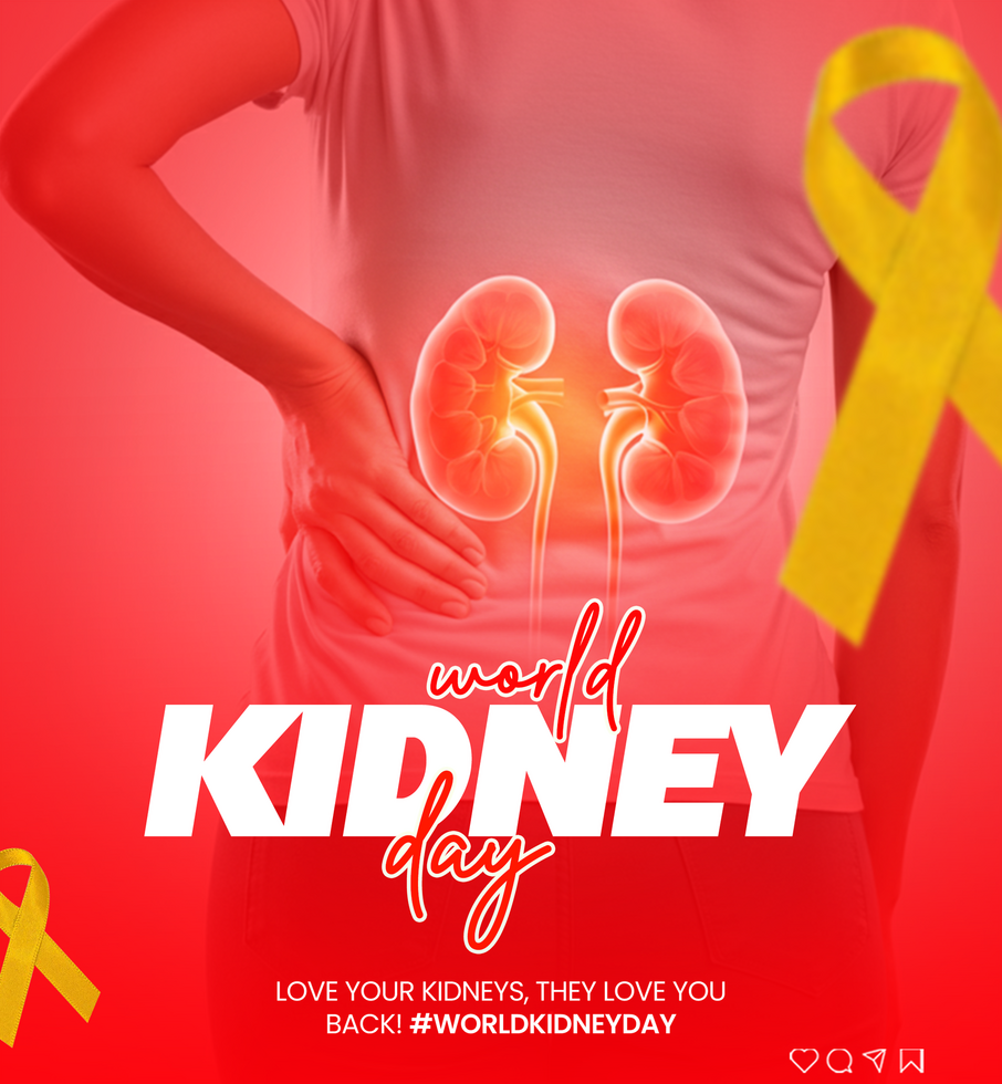 World Kidney Day Celebration Taking Care of Your Kidneys Kidney Day poster advertisement psd