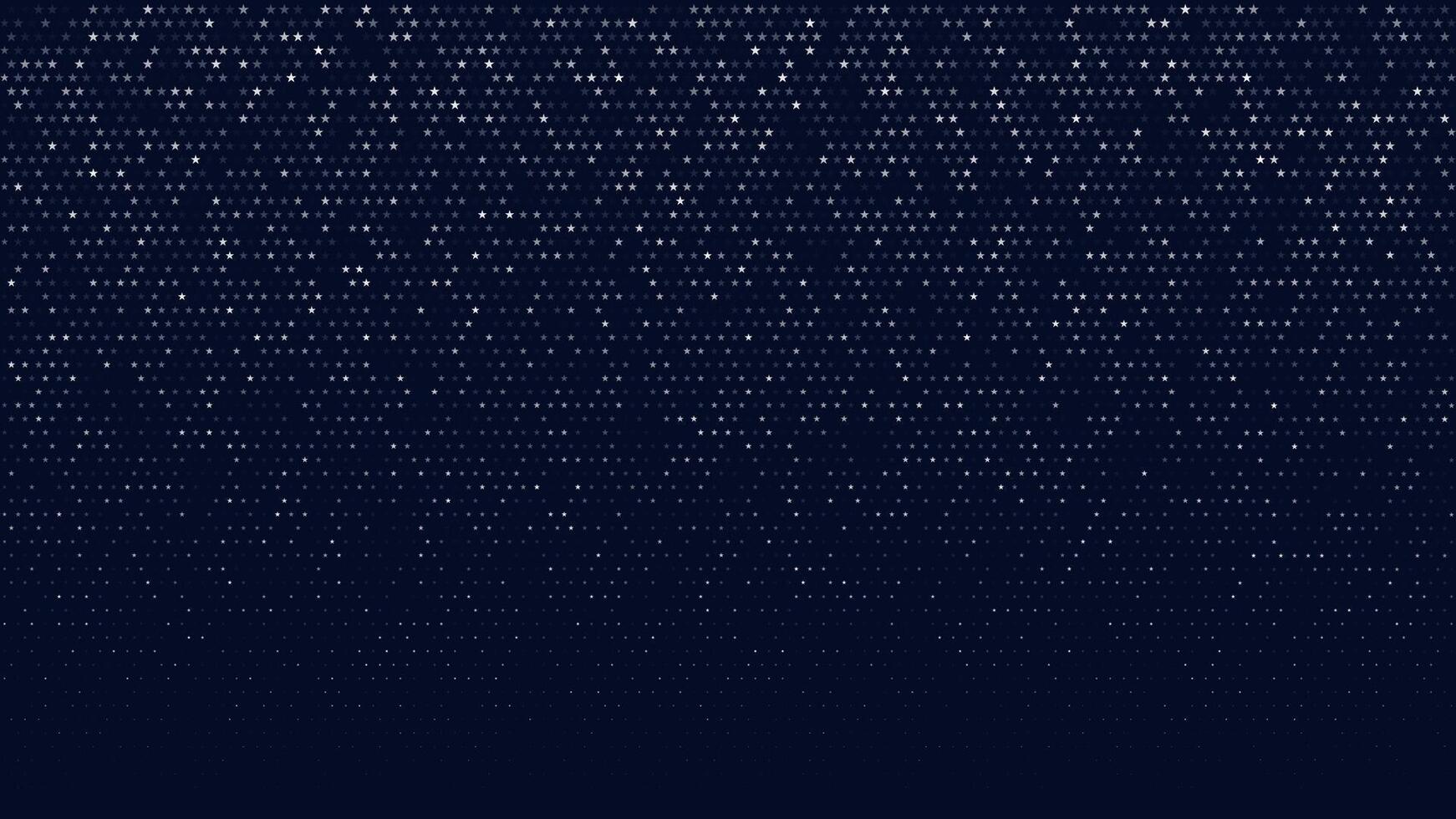 Halftone United States stars. USA background with white stars of the American flag. Abstract pattern design for Independence day fourth of july. vector