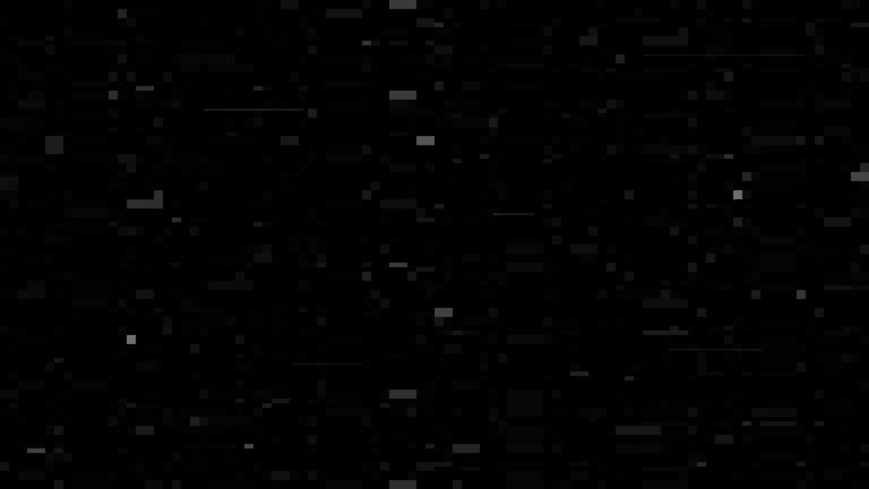 Overlay digital noise texture with static glitch effect on black background, perfect for futuristic, tech, and cyber themes. vector