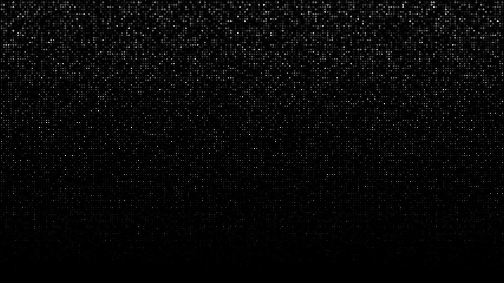 Halftone dots on black background. Overlay pattern template backgounds with white dots halftone texture. Pop art pattern template. vector