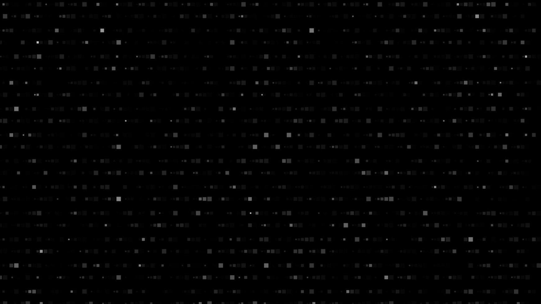Overlay digital black glitch background with small white pixels in a glitch effect, futuristic matrix pattern, technology minimal design. vector