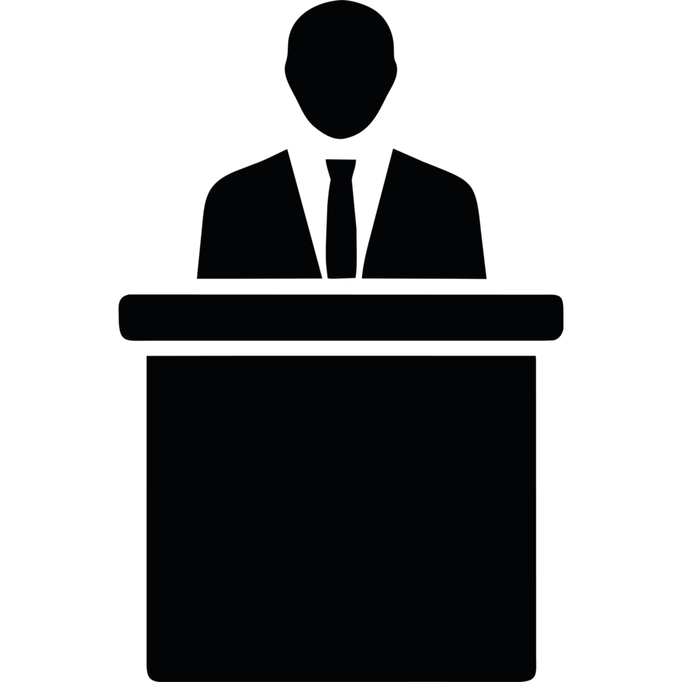 Speaker element icon isolated png