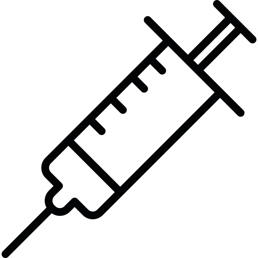 Injection syringe element icon isolated png